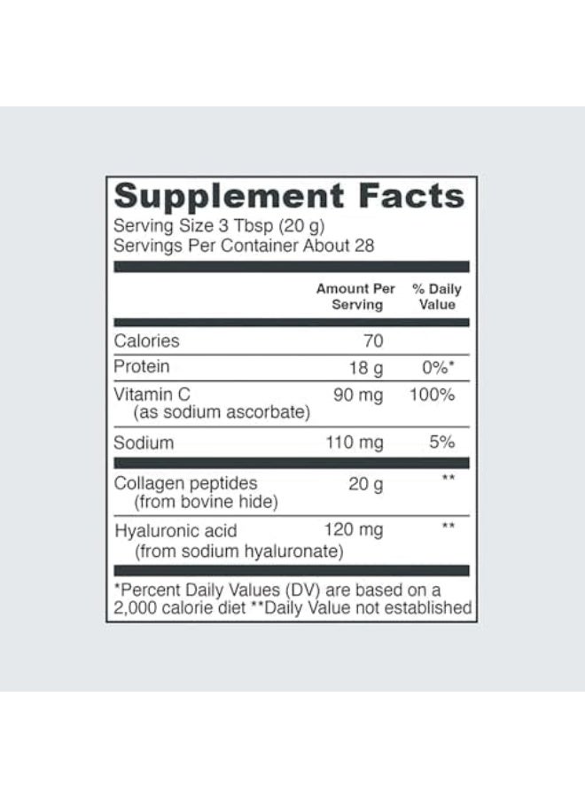 Vital Proteins Collagen Peptides Unflavored 28 Servings 567G (20 Oz)(Packaging May Vary) - Image 5