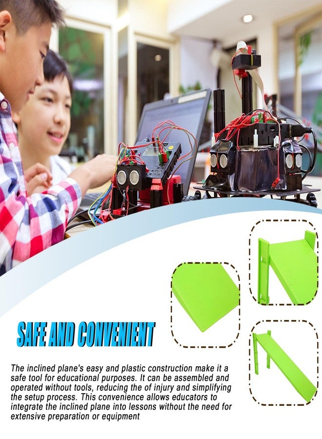 lvifloae 2 Sets Inclined Plane Clear Scale Strong Plastic Physics Teaching Tool for Primary School Students - Image 4