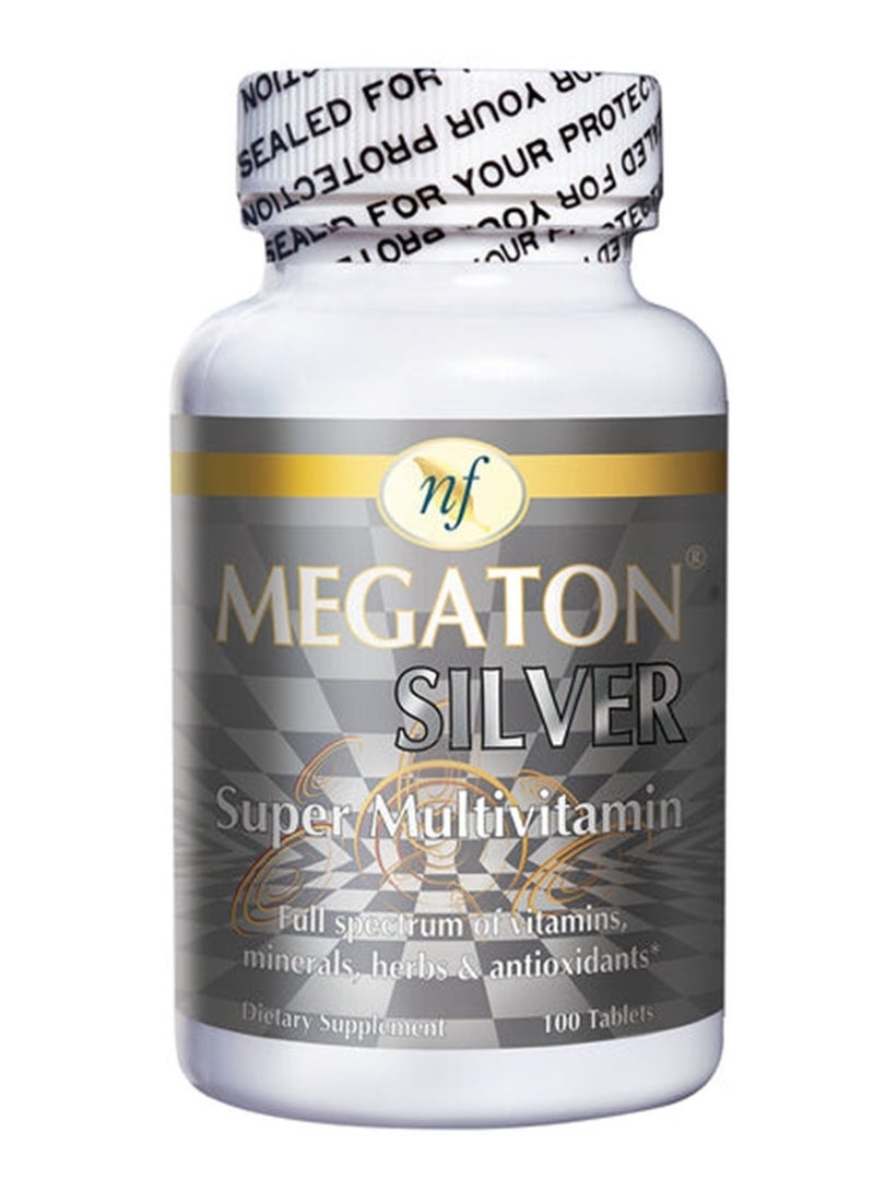 Natural Fervor Megaton Silver Super Multivitamin 100 Tablets - Image 2