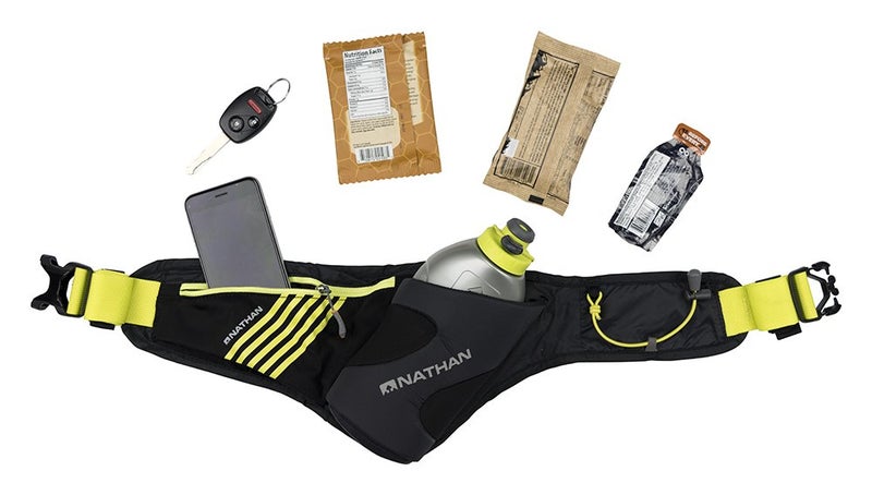 Nathan Peak Hydration Waist Pack with Storage Area & Run Flask 18oz – Running, Hiking, Camping, Cycling - Image 4