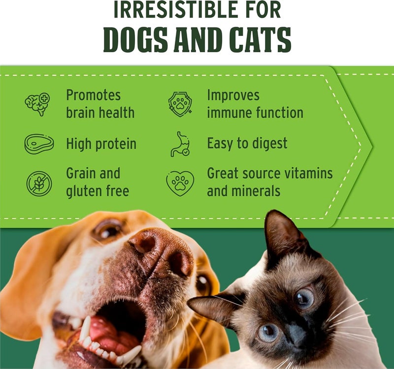 Nutri Bites Liver Treats for Dogs & Cats, High-Protein Freeze Dried Beef Liver Snacks, Single Ingredient, No Additives, Perfect for Training, Sensitive Diets, Value Bulk Pack 17.6 oz - Image 4