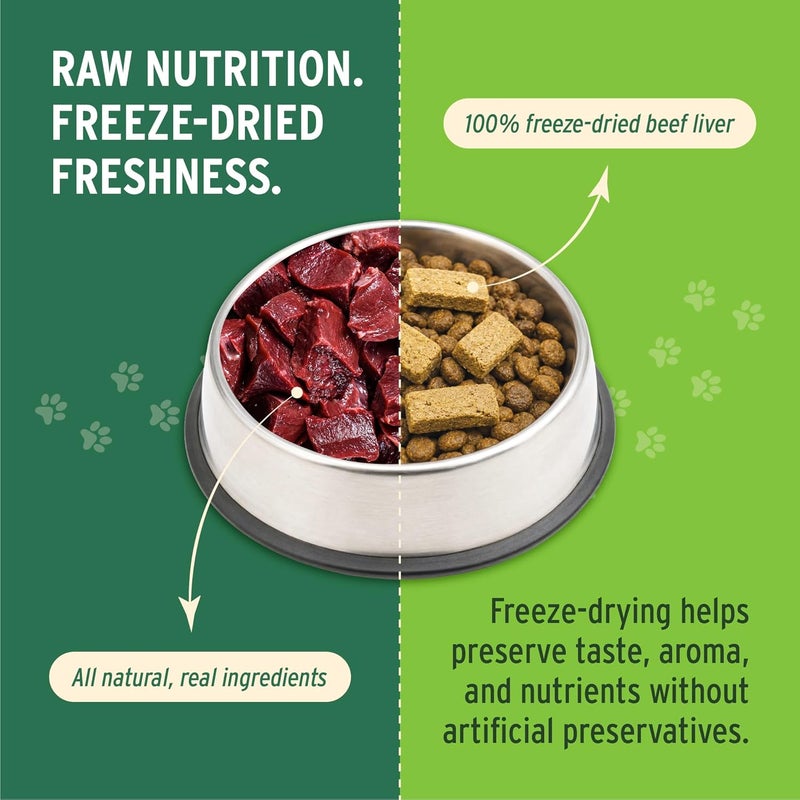Nutri Bites Liver Treats for Dogs & Cats, High-Protein Freeze Dried Beef Liver Snacks, Single Ingredient, No Additives, Perfect for Training, Sensitive Diets, Value Bulk Pack 17.6 oz - Image 3