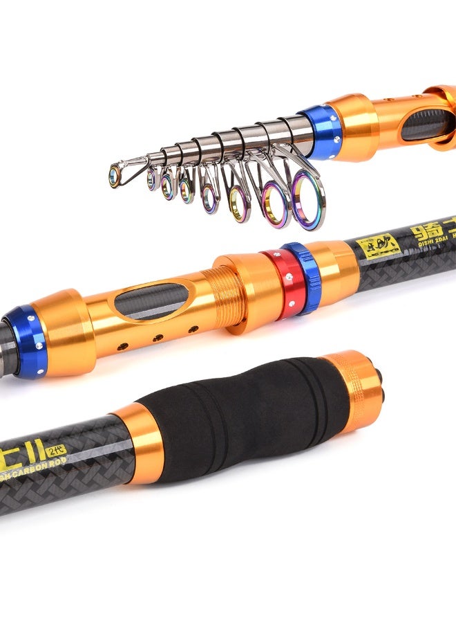 LEO （High carbon）2.4M Fishing Rod+GT4000+Single-Layer 50cm Bag - Image 2