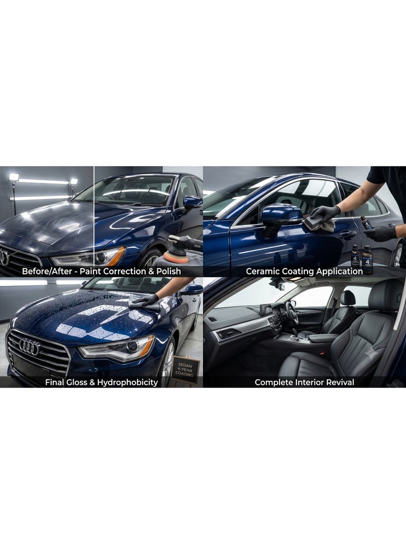 SONAX Auto Detailing Package: Paint Correction, Ceramic Coating & Deep Interior Cleaning| 4 years warranty - Image 1