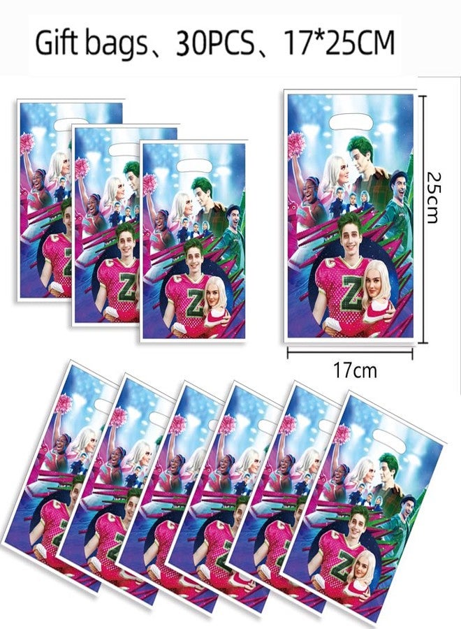 SUTRADHAR 30pcs zombies Birthday Party Gift Bags Candy Bags Goody Bags,zombies Birthday Party Supplies Decorations (Bag2) - Image 3
