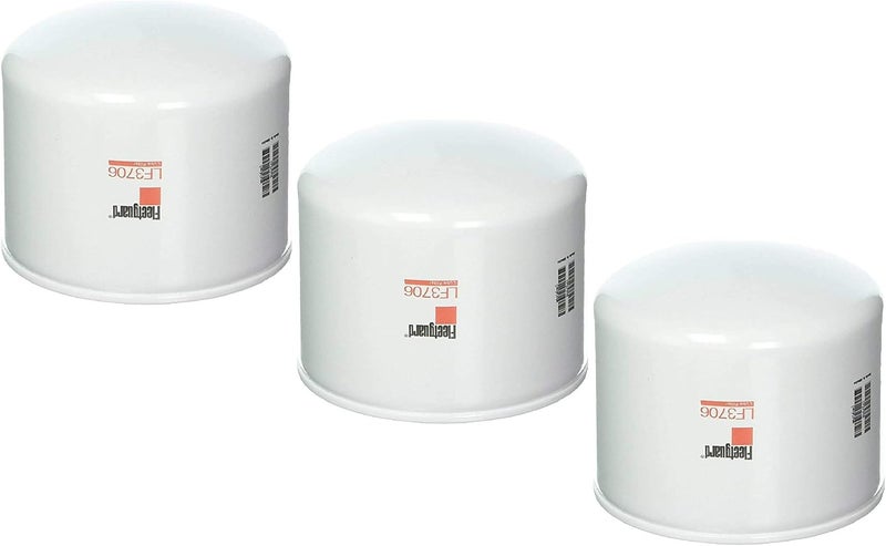 LF3706 Lube Filter, Cummins Onan 122-0893, Kubota 1732132430, HH16432430 (Pack of 3)