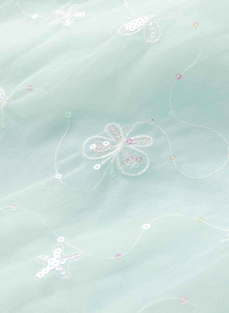 Dave & Bella Blue butterfly dress - Image 4