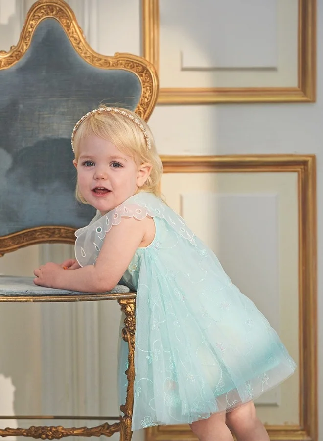 ديف اند بيلا فستان الفراشة الزرقاء