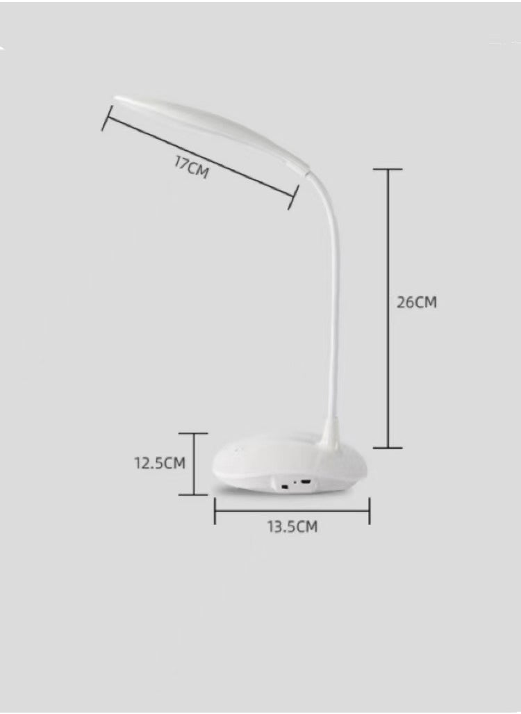 Generic LED Charging Folding Desk  Study Desk Lamp Tri Color Temperature Infinite Dimming 1200mAh  - Image 4