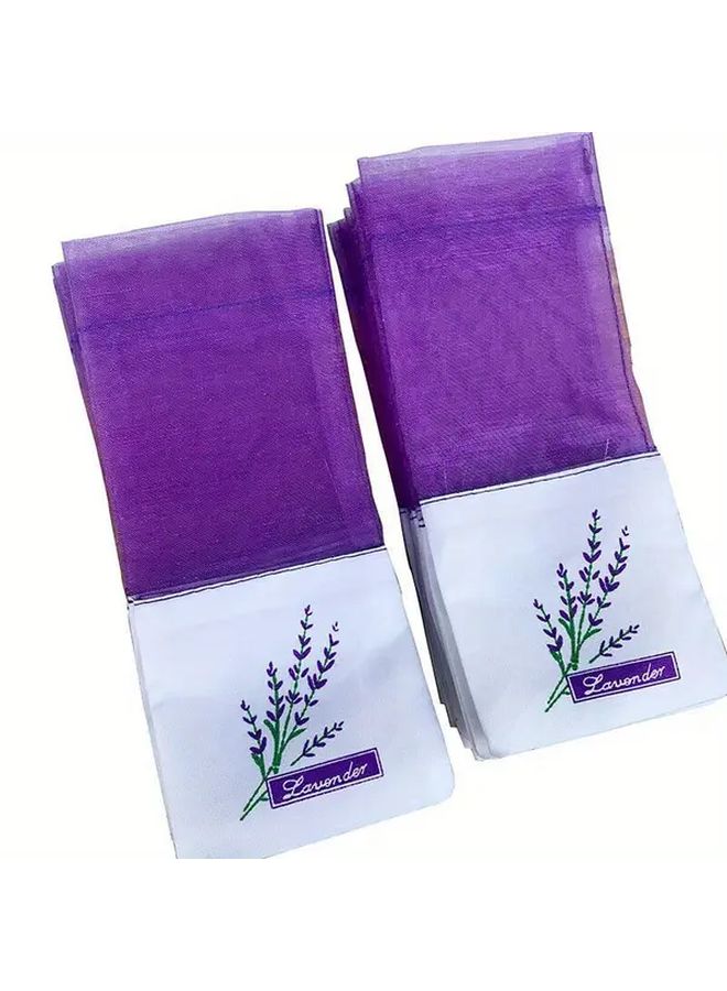 50pcs Lavender Sachet Bags Empty Drawstring For DIY Essential Oils Herbal Moth Repellent - Image 2