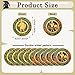 Nosiny 20 Pcs Armor of God Coins Metal Christian Challenge Coins for Religious Prayer Collector Christian Church School Party Commemorative GiftsRetro - Image 4