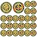 Nosiny 20 Pcs Armor of God Coins Metal Christian Challenge Coins for Religious Prayer Collector Christian Church School Party Commemorative GiftsRetro - Image 3