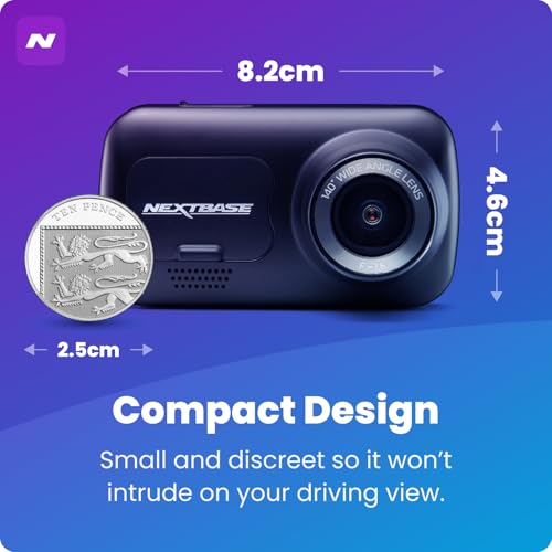 NEXT BASE Nextbase 222 Dash Cam Full 1080p/30fps HD Recording In Car DVR Camera- 140° 6 lane Wide Viewing Angle- Polarising Filter Compatible- Intelligent Parking Mode- Loop Records- G-Sensor- Magnetic Mount. - Image 4