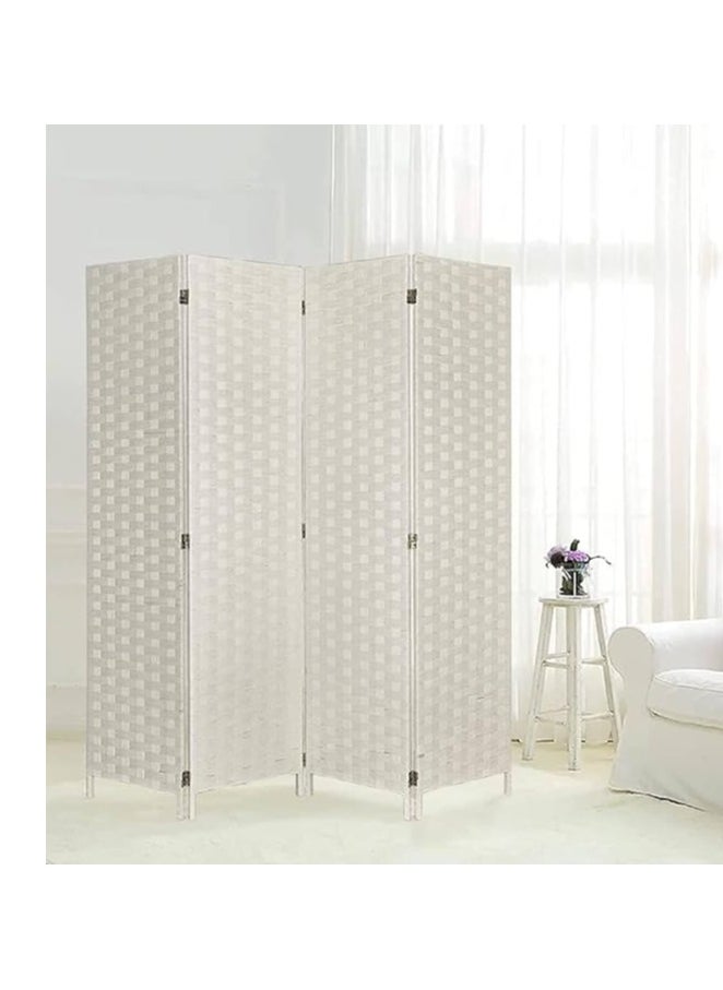Silver Sea - Silver Sea Foldable Movable Stretch Room Divider, [200 x 180cm] Fully Hand-woven Entrance Partition, Suitable for Office, Bedroom, Living Room, Hotel Room Wall, - Image 1