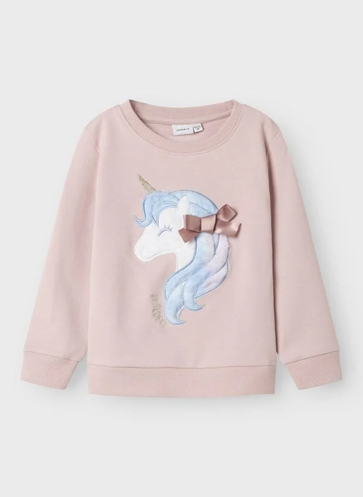 NAME IT Kids Nmfkisa Unicorn Sweatshirt