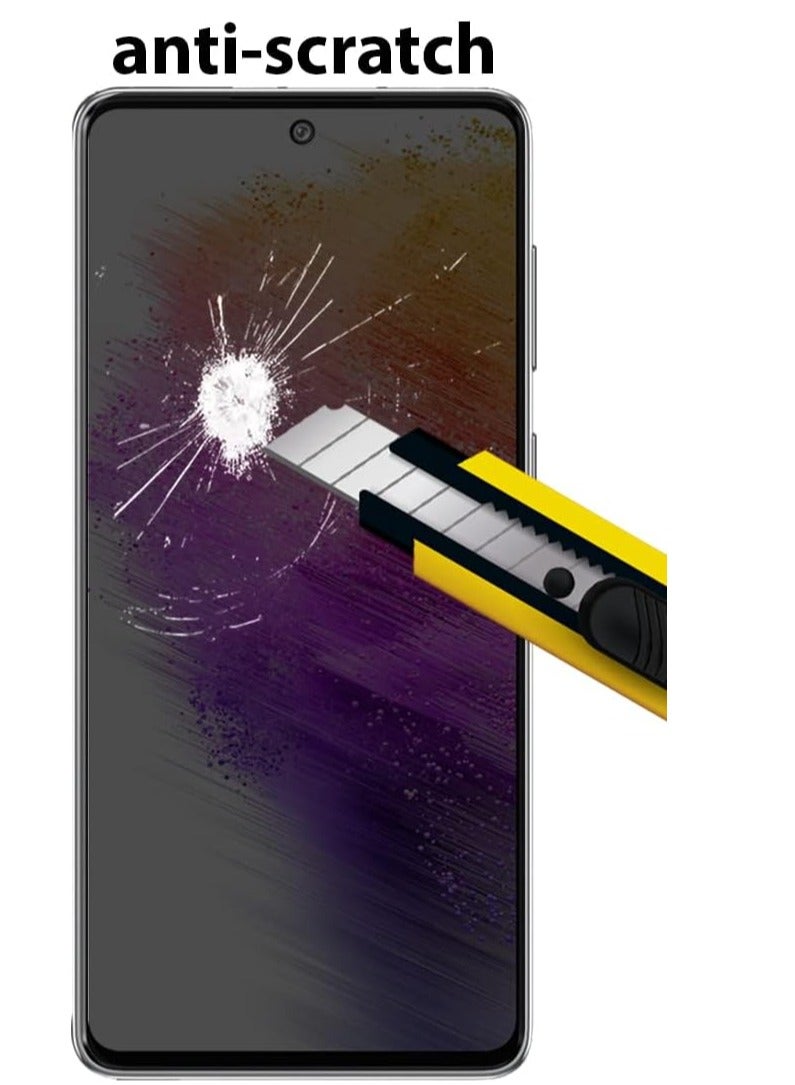 ميجوفاست واقي شاشة للخصوصية متوافق مع واقي شاشة Samsung Galaxy A55، زجاج مقسى مضاد للوهج، تغطية كاملة عالية الدقة، سهل التركيب، مقاوم للخدش، صلابة 9H - Image 3