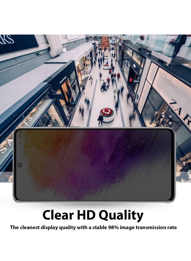ميجوفاست واقي شاشة للخصوصية متوافق مع واقي شاشة Samsung Galaxy A55، زجاج مقسى مضاد للوهج، تغطية كاملة عالية الدقة، سهل التركيب، مقاوم للخدش، صلابة 9H - Image 4