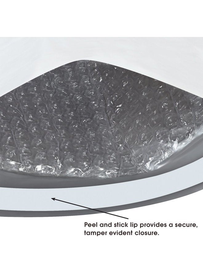 Aviditi Polyolefin Bubble Lined Mailer, 14-1/2" L x 9-1/2" W, White, Case of 25 (B83425PK) - Image 4