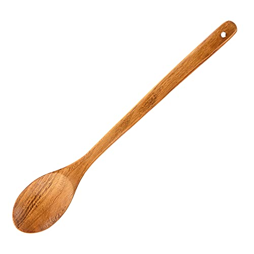 CAILOS Wooden Mixing Spoon, 16.5 Inch Long Handled Wooden Spoons for Cooking And Stirring - Image 1