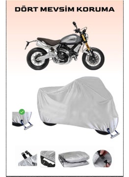 Motorcycle Cover with Lock Compatible for Ducati Scrambler 1100 Special, Safe, Waterproof