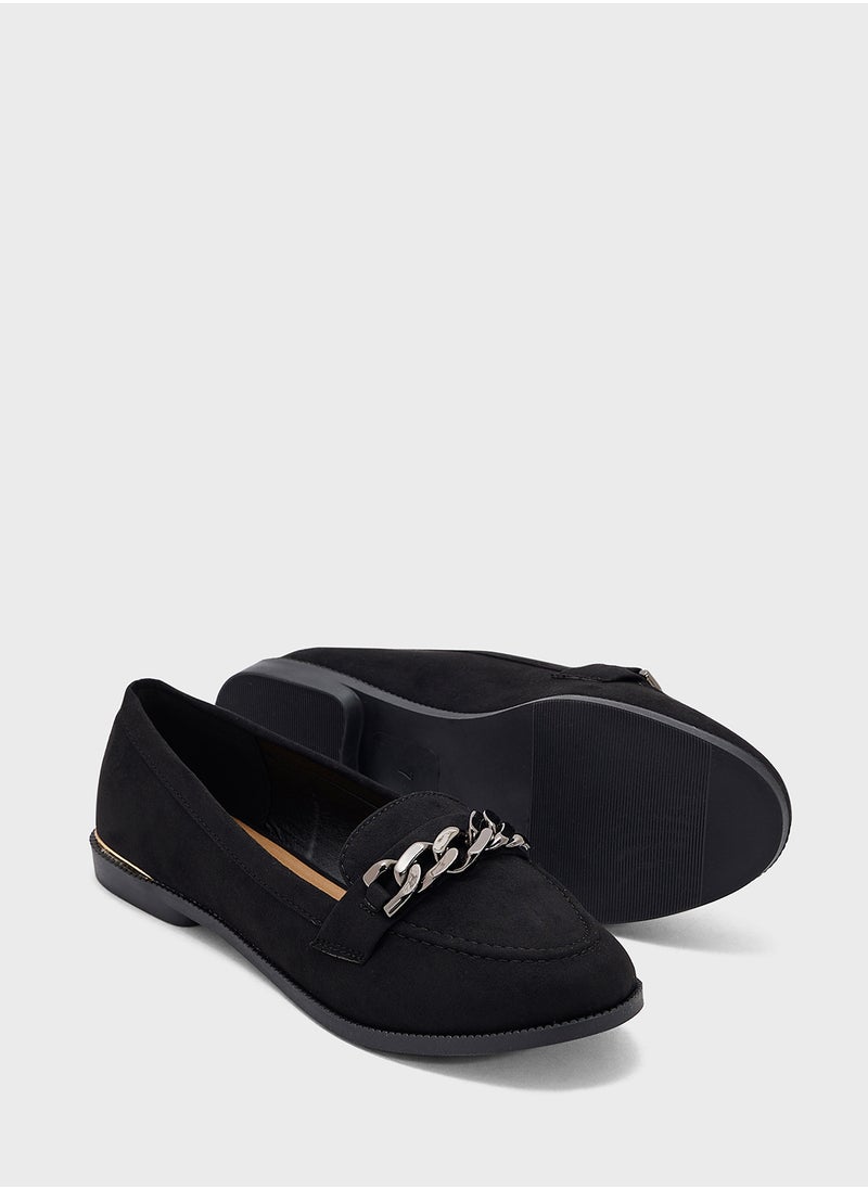 Ginger Loafer With Chain Strap  - Image 3