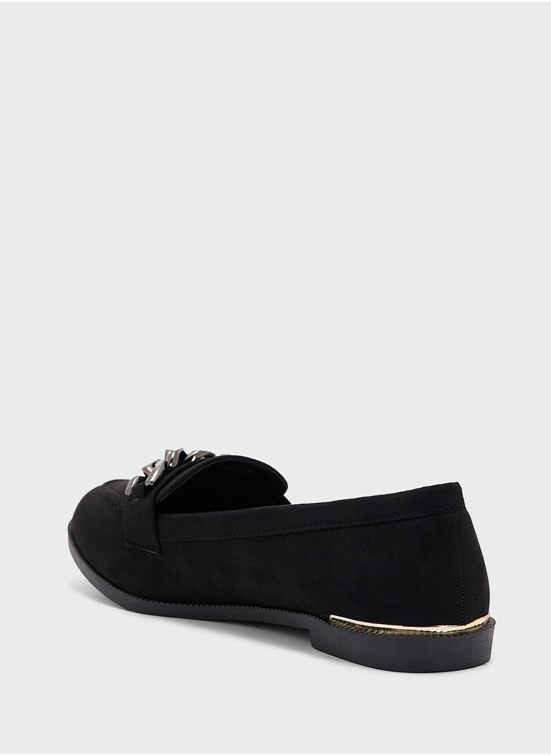 Ginger Loafer With Chain Strap  - Image 2