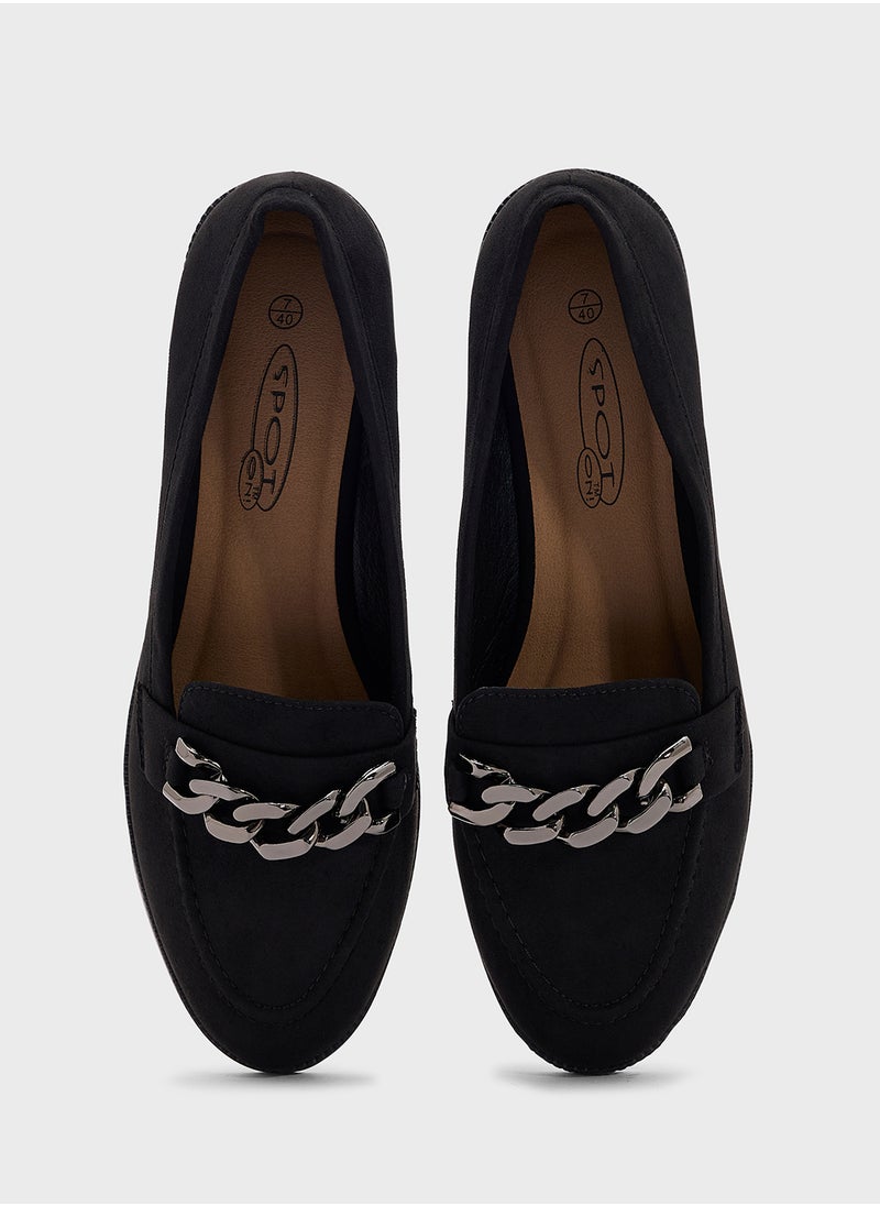 Ginger Loafer With Chain Strap  - Image 4