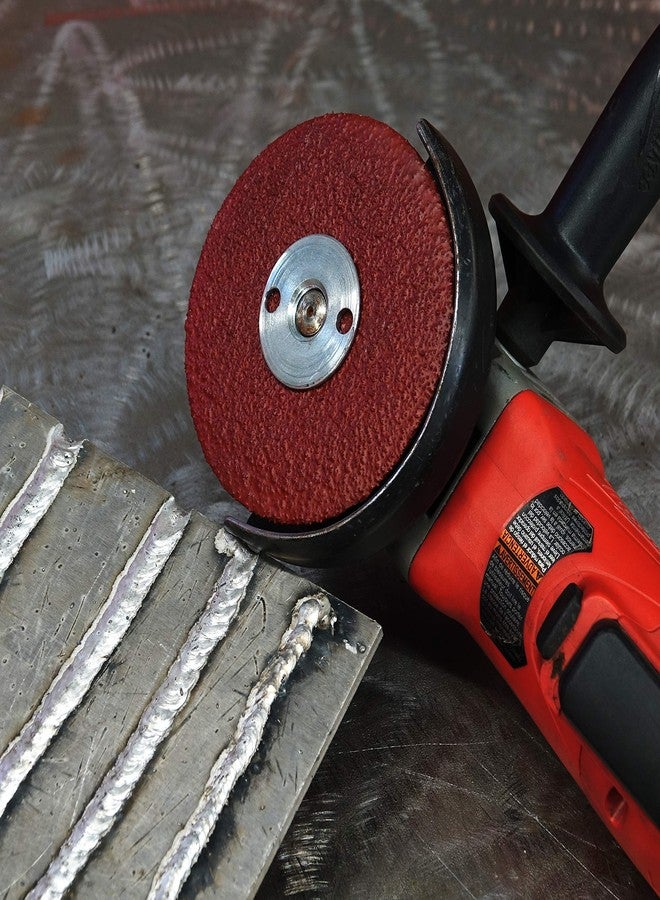 Weiler 60403 Tiger Aluminum Resin Fiber Sanding & Grinding Disc, 4-1/2" Diameter, 60 Grit, 7/8" Arbor Hole (Pack of 25) - Image 5