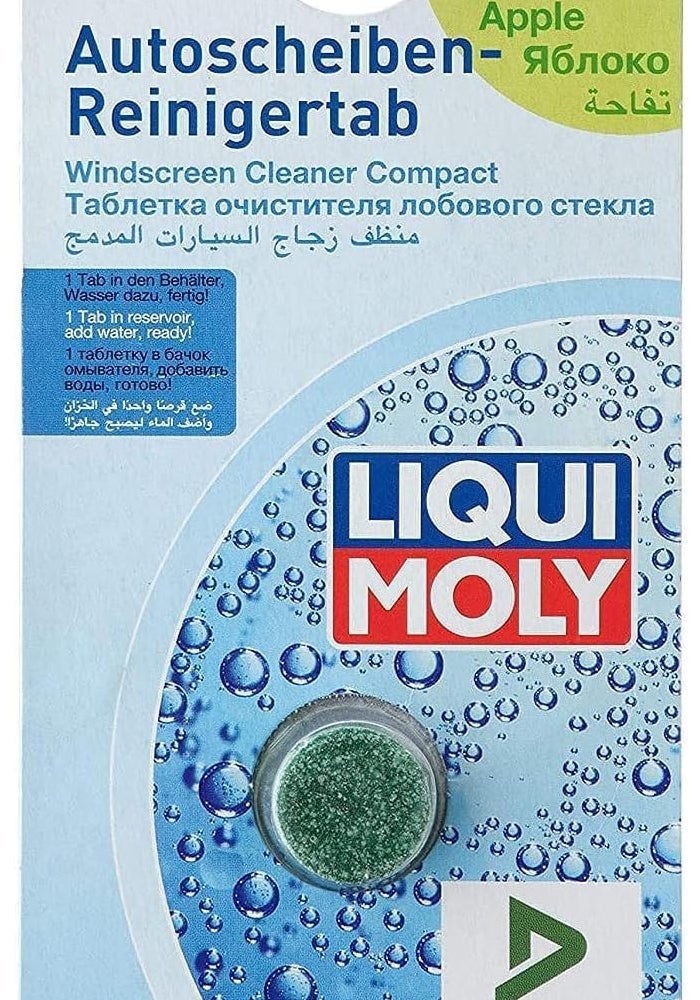 Liqui Moly Compact Auto Glass Cleaner Tablet - Apple Scent - Image 1