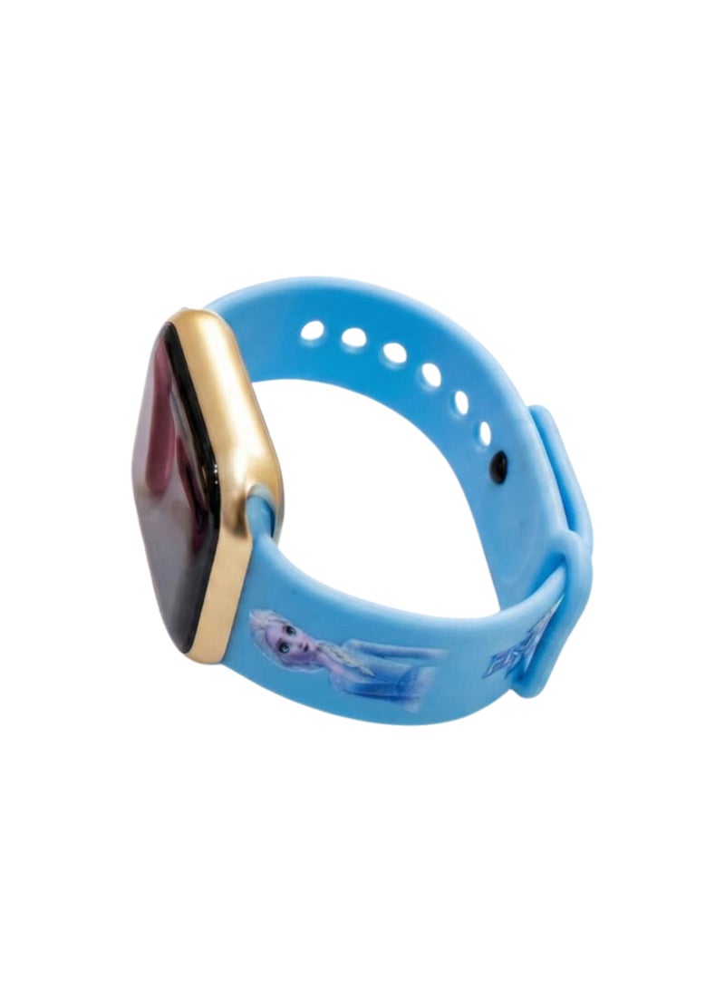 Kids Smart Touch Watch with Silicone Strap – Cartoon Design, Multiple Colors | Buy 2 Get 1 Free - Image 3