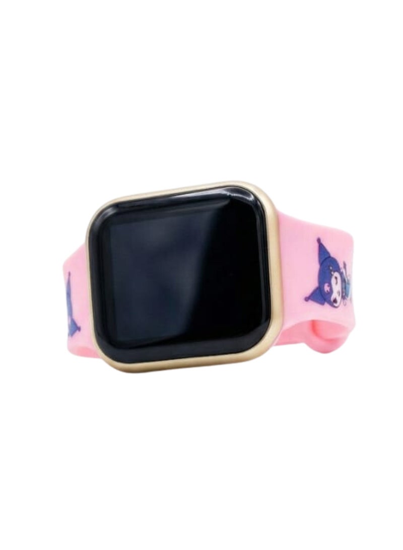 Kids Smart Touch Watch with Silicone Strap – Cartoon Design, Multiple Colors | Buy 2 Get 1 Free - Image 4