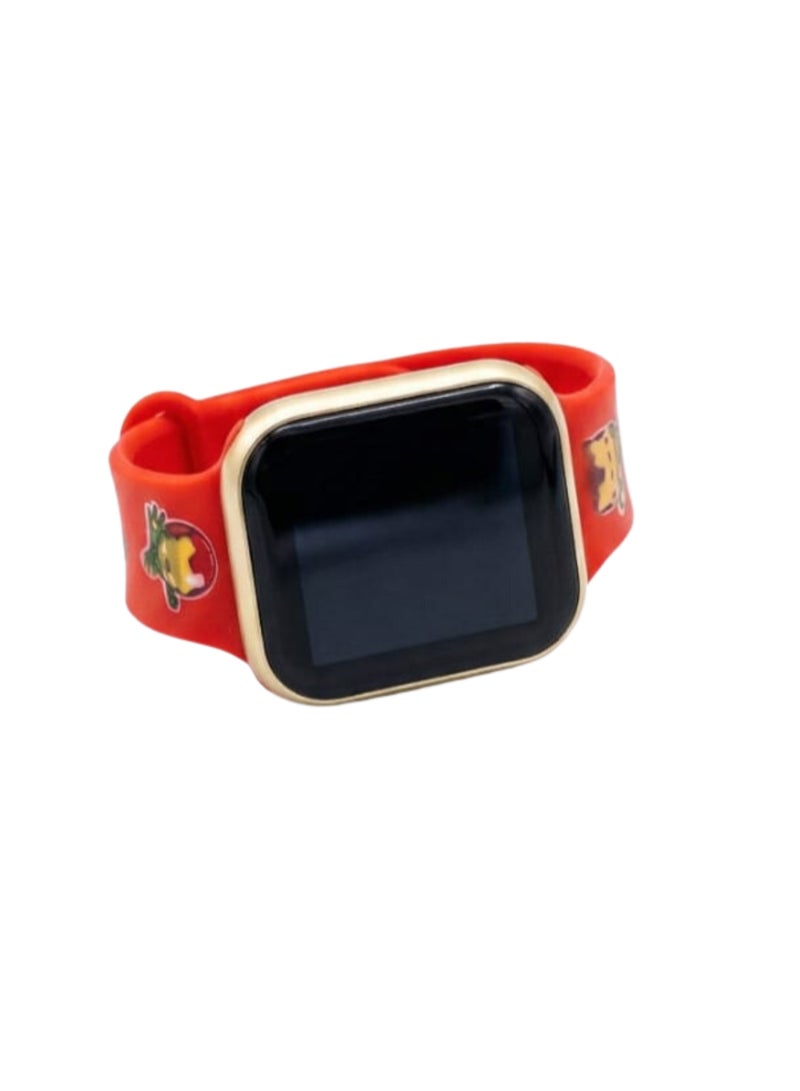 Kids Smart Touch Watch with Silicone Strap – Cartoon Design, Multiple Colors | Buy 2 Get 1 Free - Image 5