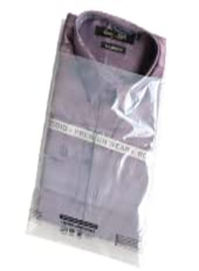 ECO365 Compostable Flap Bags 10x14 Inch + 2 Inch Flap, 20 Microns (Transparent, 600pcs) | Biodegradable Bags for Garment Packaging | Made from Plant Extracts & Plastic Free - Image 1