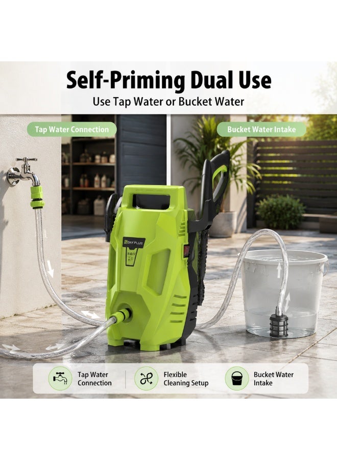 Portable Automatic High-Pressure Car Wash Machine, 2200W Car Wash Pump With a 3-Meter Long Hose，High Pressure Portable Car Home And Garden Washer Machine - Image 3