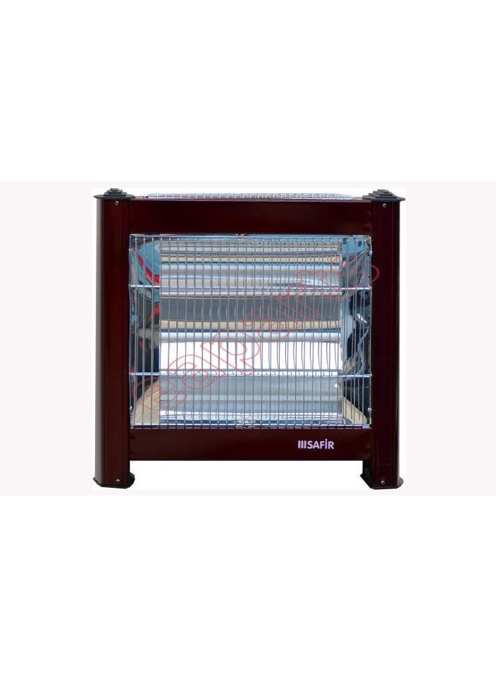 SAFIR Electric Quartz Heater - 2400W Portable Radiant Space Heater with Adjustable Thermostat & Tip-Over Safety Protection - Made in Turkey - Image 2
