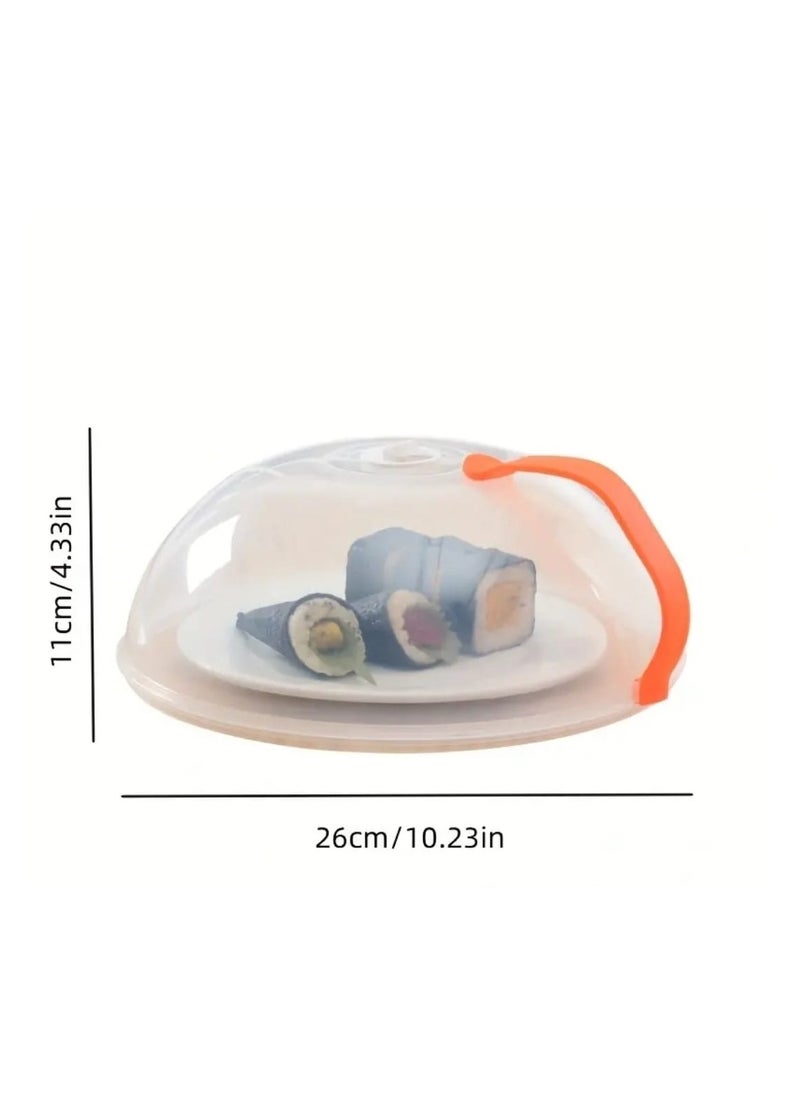 Generic Bowl Cover Microwave Plate Cover With Handle Anti Splatter Dish Cover Food Guard With Air Vent 26x26x10cm  - Image 4
