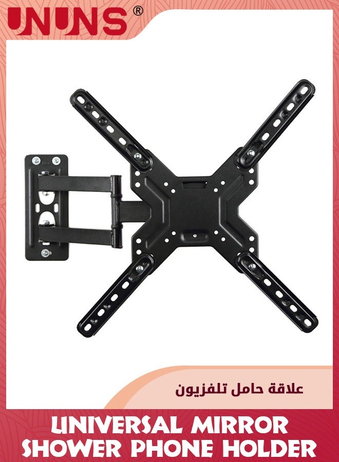 Full Motion TV Wall Mount For Most 26-60 inch TVs With Swivel/Tilt/Extension, Articulating Arms Max VESA 400X400mm, Holds Up To 30 KG, Single Stud Articulating TV Mount Bracket