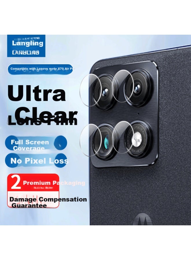 Langling Tempered Glass Lens Protector For Lenovo Moto X70 Air Pro Rear Camera, Hd Anti-scratch And Anti-glare Protection