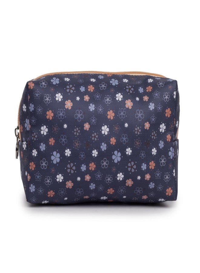 QIPS All-in-One Travel Organizer Pouch: Versatile Makeup Bag, Cosmetic Organizer, Gadget & Toiletry Storage, Medicine Kit, and More for Ultimate Travel Convenience (Dark Blue) - Image 3