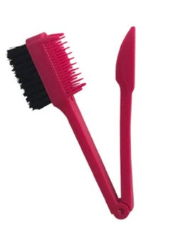 PRIME Foldable 3 in 1 Hair Edge Control Brush Comb Eyebrow Brush Double Sided Edge Brush for Hairstyling, Eyelash Combs and Eyebrow Brushes for Women Men Kids  - Image 1