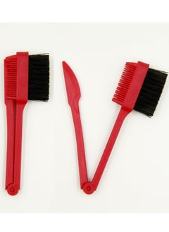 PRIME Foldable 3 in 1 Hair Edge Control Brush Comb Eyebrow Brush Double Sided Edge Brush for Hairstyling, Eyelash Combs and Eyebrow Brushes for Women Men Kids  - Image 5