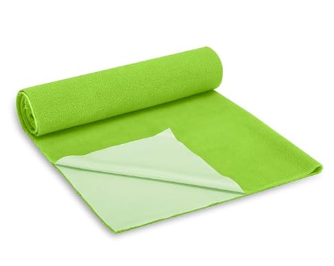 Baby Bed Protector Reusable - Waterproof Absorbent Quick Dry Sheet, Soft Cotton Fabric for Newborns & Toddlers, Small Size 17x29 cm (Light Green)  - Image 1