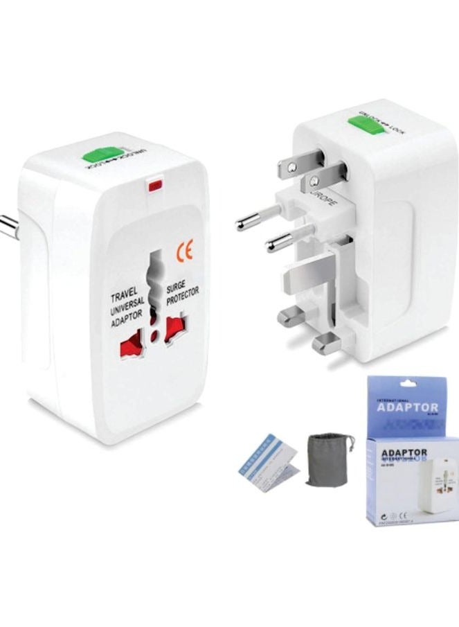 3 in 1 Universal Travel Adapter - Fits EU, US, Saudi Arabia, Gulf Countries and more - Image 2