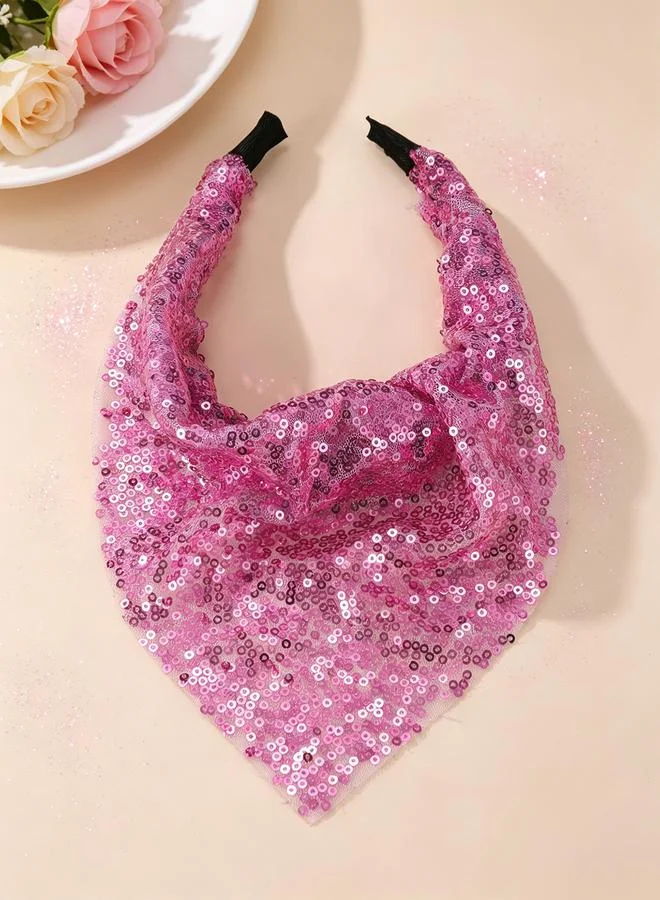 Take Two  Girls Purple Sequin Headband for Women | Best Price UAE