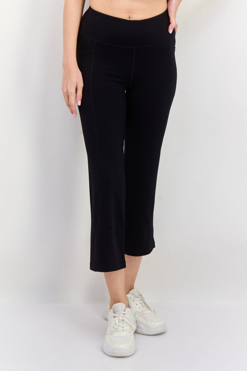 SKECHERS Women Sportswear Fit Brand Logo Training Tight, Black - Image 1