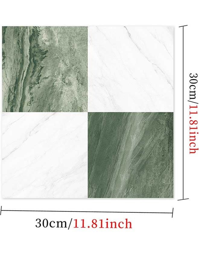 رَوَائِد 10 قطع 30×30 سم ملصقات بلاط أرضيات ذاتية اللصق، بلاط أرضيات لاصق (قشر والصق)، بلاط يُلصق على الأرضية مقاوم للانزلاق ومقاوم للماء للمطبخ وغرفة النوم والحمام، بتصميم ملصقات بنمط الإسمنت - Image 5