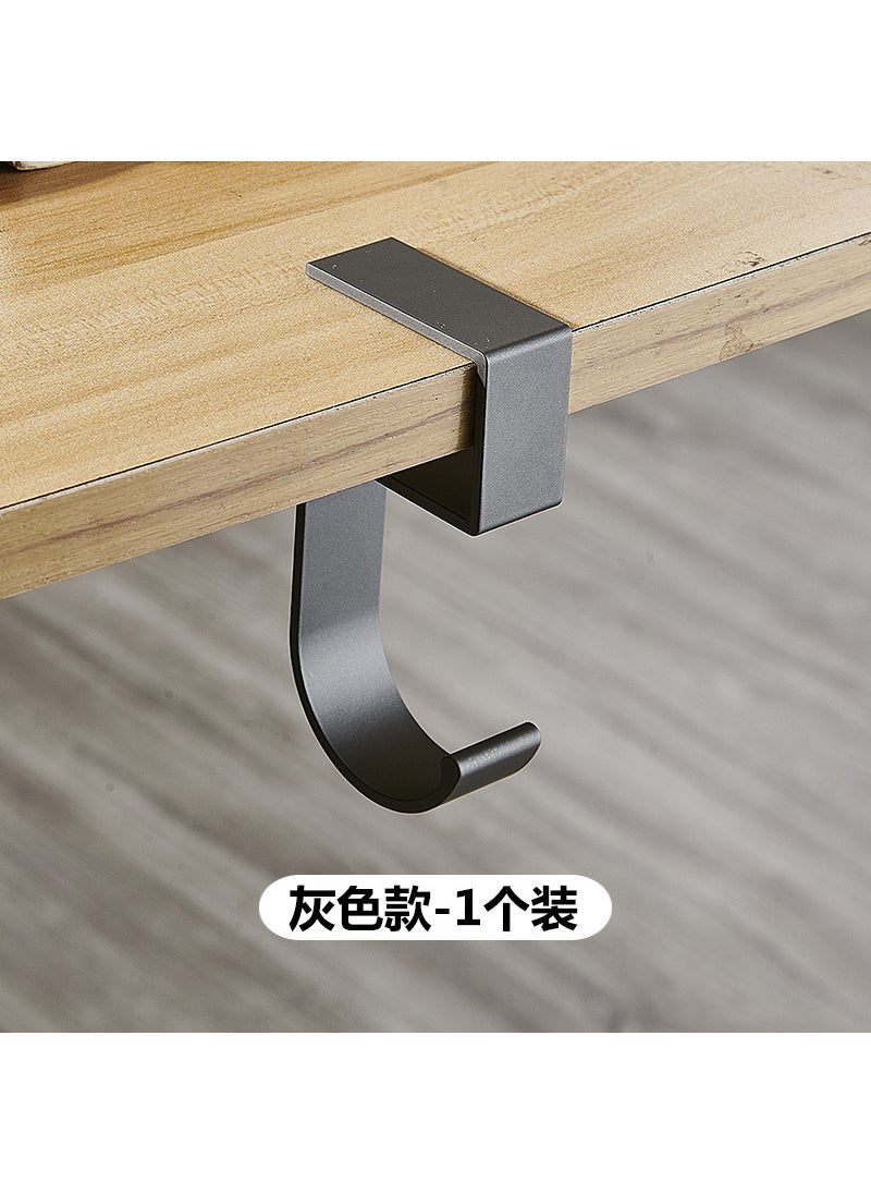 Generic Desk Side Bag Hanger Hook for Office and Dorm Type 5 [grey] one pack 