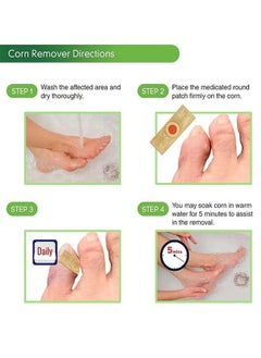 Sumifun 42 Pcs Foot Corn Removal Plaster,Natural Ingredients,Foot Care Expert,Calluses Plantar Treatment,Relief Pain From Calluses, Corns, Blisters, Heel Frictions  - Image 3