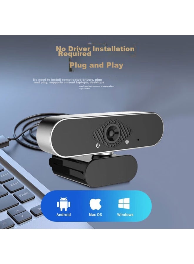 Stiger Computer Webcam With Microphone, Hd Video Conference, Postgraduate Entrance Exam, Online Class, Laptop And Desktop All-in Video, Home Teaching, Usb External 2k - Image 2