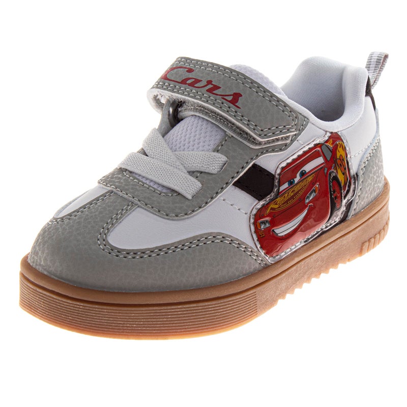 Josmo Cars Lightning McQueen Shoes for Boys - Shoe Classic Retro Style Sport Soccer Sneakers - Red (Size 8 Toddler) - Image 1